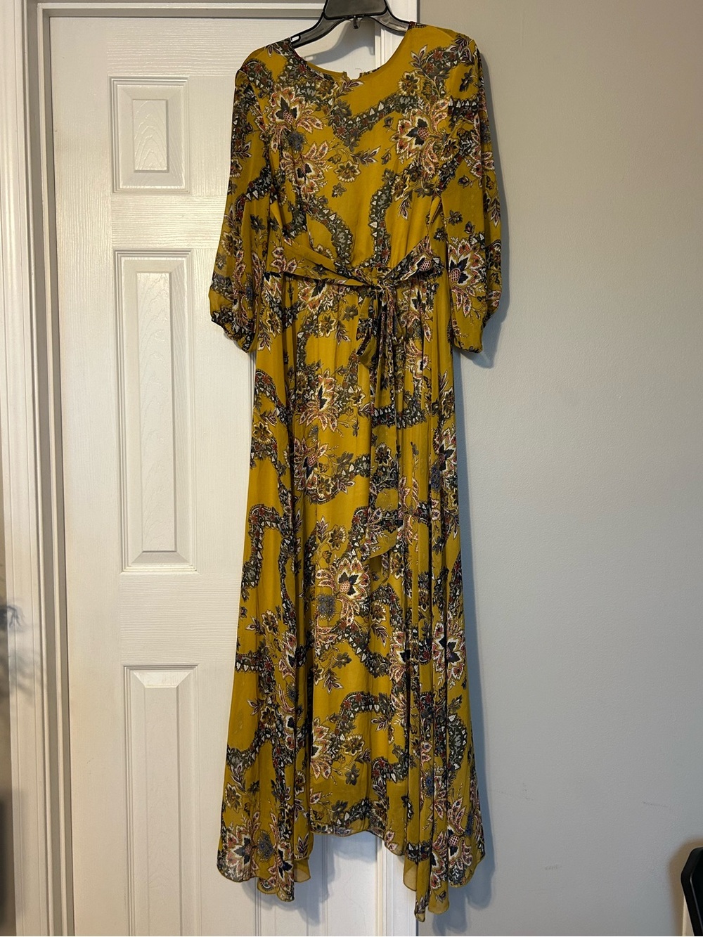 Zaful mustard maxi dress - Large